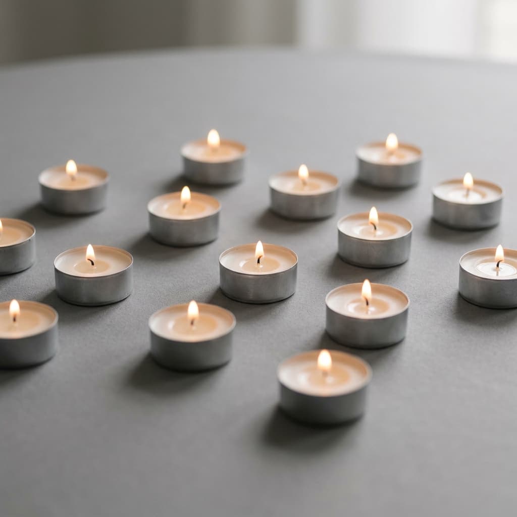 Tealights (Metal/Clear Cups)